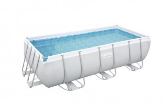 Piscina supraterana Bestway® Power Steel™, 56442, filtrare cu nisip, scara, distribuitor, 4,04x2,01x1,00 m