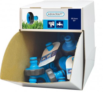 Adaptor SoftTouch 1, AQUACRAFT® 552175, Cutie de afișare, 70 buc.