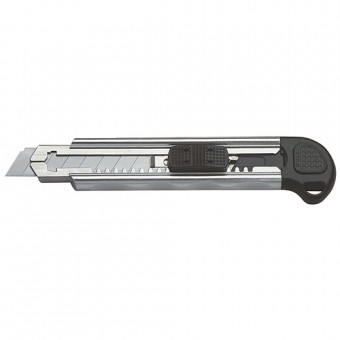 Cuțit din aluminiu cu lamă snap-off 18mm Giant, control cu supapă cu piston