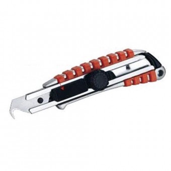 Cuțit din aluminiu cu lamă snap-off 18mm Strend Pro, control roți, AluBody
