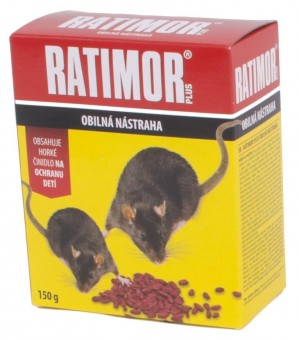 Momeală RATIMOR® Bromadiolon boabe, 150 g, boabe