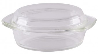 Tava de copt MagicHome ODR150c, 1,5 litri, sticla borosilicata