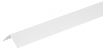 Bar Strend Pro CS147, Alu 1500x40x0,8 mm, alb, 0,8 mm, colț