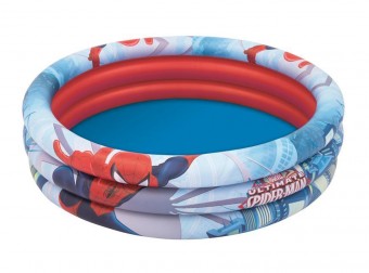 Piscina cu 3 inele Bestway® Spider-Man™ 1,22 m x H30 cm, gonflabila