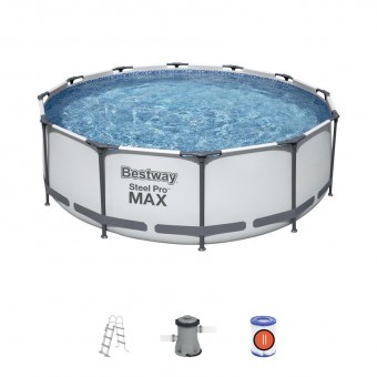 Set piscină supraterană Bestway® Steel Pro MAX 3,66 m x 1,00 m