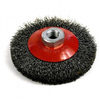 Perie de șlefuit teșit 100 mm M14x2 Strend Pro sârmă sertizată 0,30 mm