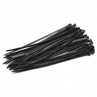 Benzi de legare Strend Pro CT66BL, 200x3,6 mm 50 buc, negre, nailon
