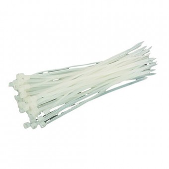 Benzi de legare Strend Pro CT66BW, 200x3,6 mm 50 buc, alb, nailon