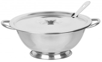 Bol MagicHome, pentru supa cu lingura, 3,9 litri, inox