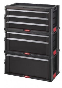 Cutie Keter® 17201228, SET CUFRĂ pentru scule, 6 prize, 56x75x29 cm, pentru scule