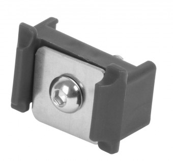 Suport Strend Pro EUROSTANDARD, 60x40 mm, antracit, pe panou de gard, pachet 10 buc.