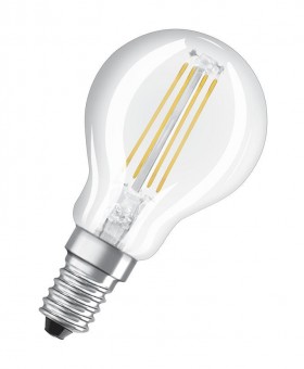 Bec OSRAM® LED FIL 040 (ean8720) non-dim, 4W/827 E14 2700K Valoare CLASSIC P