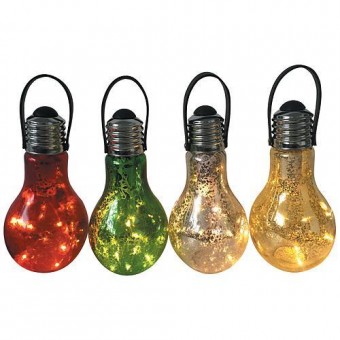 Bec STELLA, 9 x 18 cm, 5 LED-uri, 1xAA, fara baterii, pachet.. 24 buc.