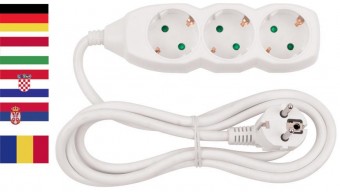 Prelungitor GERMANA Strend Pro DG-803B 1,5 m, 3 prize, HUN, ROM, SRB, CRO