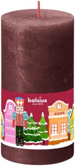Lumanare Bolsius Spărgător de nuci, cilindru, Crăciun, 54 ore, 68x130 mm
