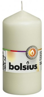 Lumanare Bolsius Pillar 120/60 mm, crem