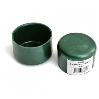 Capac de stâlp țeavă 40mm Metaltec, PVC, verde