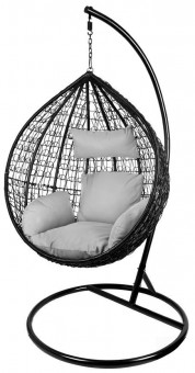 Scaun BORNEO NATURAL, ratan PE, balansoar