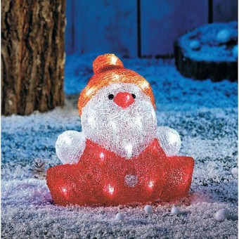 Decor de Craciun MagicHome, Mos Craciun, LED, 3xAA