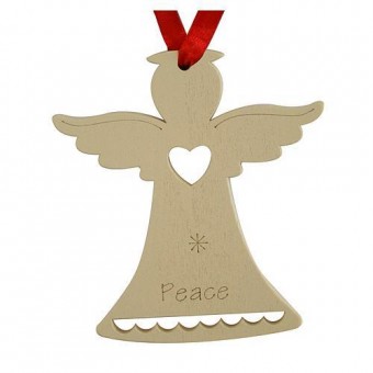 Decoratiuni de Craciun MagicHome, Angel Peace B, auriu, ambalaj. 5 buc