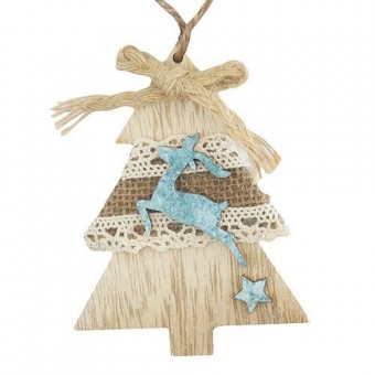 Decoratiuni de Craciun MagicHome, Brad, 10 cm, ambalaj. 5 buc