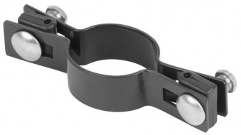 Clemă Strend Pro EUROSTANDARD, 48 mm, continuă, antracit, Zn+PVC, RAL7016, pentru stâlp rotund
