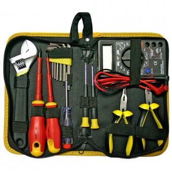 Set de instrumente combinate 15 buc Strend Pro + multimetru