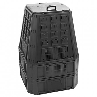 Compost 800 lit. 910x1345x900 EVOGREEN hobby, negru
