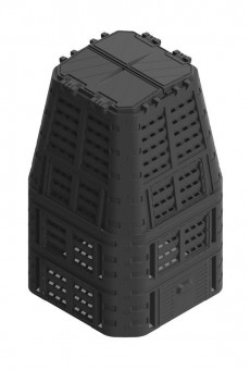 Composter ECO Multi 880 L, negru, PE