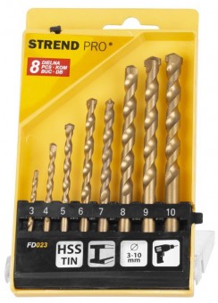 Set de burghie pentru beton 8buc 3-10mm Strend Pro