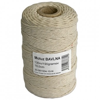 Snur Bumbac 04 130 m/190 g, TubePack