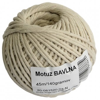 Snur din bumbac 45m/140 g, BallPack