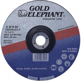Disc de tăiere 150x2,5x22,2mm Golden Elephant, oțel, inox
