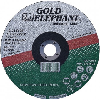 Disc de tăiere Gold Elephant 150x2,5x22,2mm, piatră