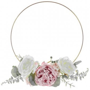 Decor 25 cm, flori, agatat