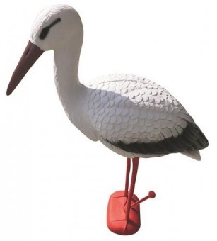 Decorat Barza alba, 72x20x15cm