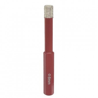 Burghiu diamant Strend Pro Premium DCB12, 08 mm, suport HEX, profesional