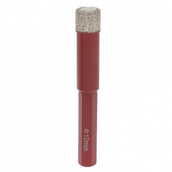 Burghiu diamant Strend Pro Premium DCB12, 12 mm, suport HEX, profesional