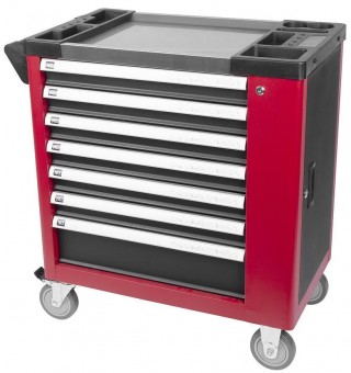 Cărucior atelier Strend Pro, 7 sertare, fără scule