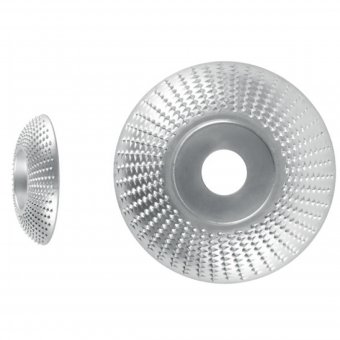 Disc Strend Pro, 125 mm, raspata pentru lemn, aspra, rotunda, pentru polizor unghiular