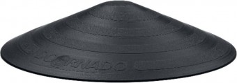 Opritor usa DOORSTOPPER, plastic pentru usa, pe podea, grafit