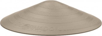 Opritor de usa DOORSTOPPER, plastic pentru usa, pe podea, gri-maro