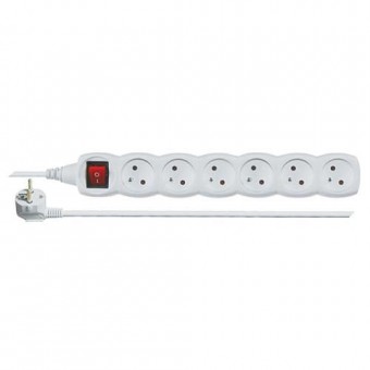 Cablu prelungitor electric DG-F805BK 10 m 5 priza + intrerupator