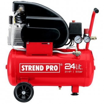 Compresor electric ulei Strend Pro FL2024-08, 24 l