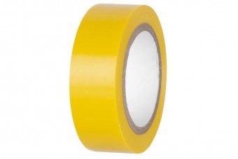 Bandă izoliera PVC, galbenă, 19mm, L-10m
