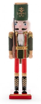 Figurină Spărgător de nuci, cu pălărie, lemn