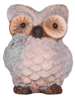 Figurină Bufniță, Teracotă, 9,5 cm