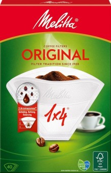 Filtru Melitta Original, 1x4/40 ks