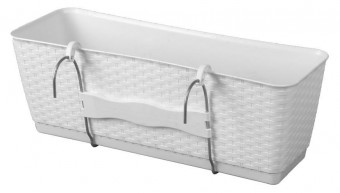 Ghiveci de flori RATOLLA Case PW 500, alb