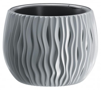 Ghiveci pentru flori SANDY Bowl 240, 238x161 mm, gri